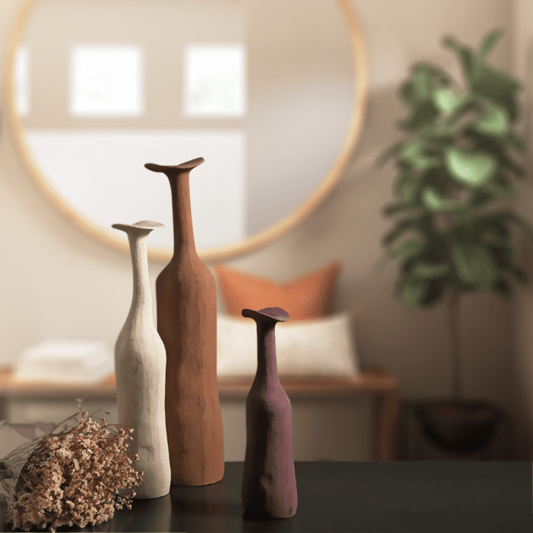 The organics - Matt finish ceramic vases